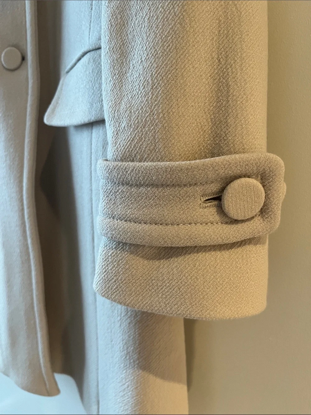 NWT J.Crew | Salon coat in Italian double-cloth wool | Oatmeal Ivory | Size 6
